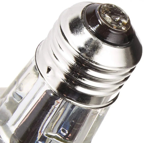 Close-up of metallic E26 base of Flicker Free Dimmable PAR20 Flood Light Bulbs With 500 Lumens Soft White 2900K 39W 50W Equivalent 4 Pack