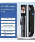 Solid Choice Face Recognition Smart Lock And Biometric Deadbolt For Home Security featuring visual intercom and fingerprint module.