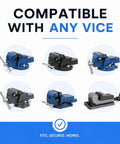Vise Block For AR Rifles 223 556 300 Blackout Durable Maintenance Block compatible with various vise types, blue and black