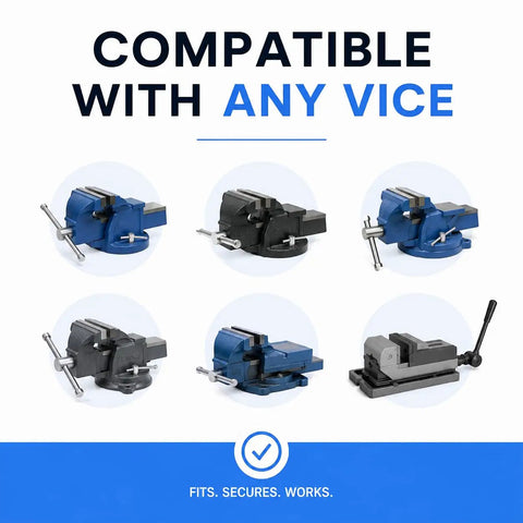 Vise Block For AR Rifles 223 556 300 Blackout Durable Maintenance Block compatible with various vise types, blue and black