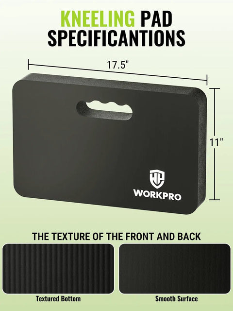 Kickin Extra Thick Kneeling Pad For Knee Comfort And Protection Large NBR Foam Kneeler Mat dimensions and textures