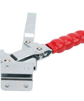 Heavy Duty Welding Toggle Clamp For Woodworking Jigs And Fixtures With Quick Release, red handle, high strength metal build