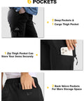 Women's Go-To Hiking Cargo Pants With 6 Pockets Lightweight Water Resistant Quick-Dry 4-Way Stretch Stain-Resistant detail view.