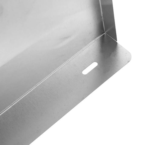 Close-up of Kickass Stainless Steel EV Charger Protective Housing edge showing durable material and weatherproof design.