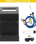 Oxygen MAPP Pro Grade Torch Kit With Portable Cylinder Stand For Soldering And Brazing, HVAC, Plumbing, and Accessories