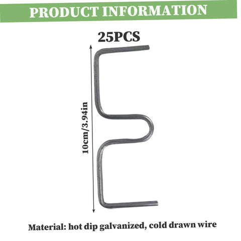 Tree Branch Spreader Tool For Fruit Trees 3.9 Inch M Shape Bend Shaping Reusable Portable Farm Tool made of galvanized wire