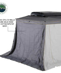 Hella Rugged Partner Side Awning Wall To Keep Your Trail Campout Rig Shade Covered Features Rapid Velcro Clips on gray awning