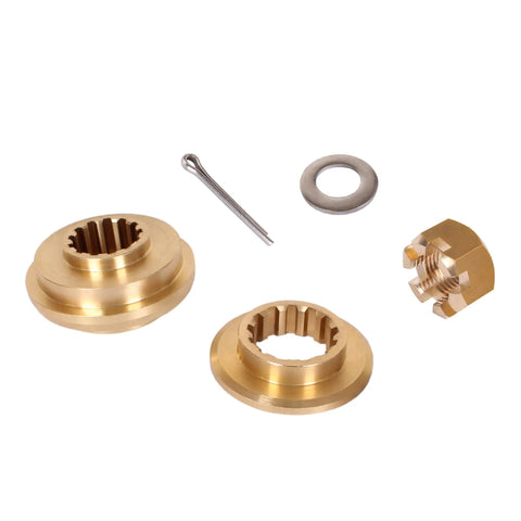 Outboard Propeller Hardware Kit For Tohatsu Nissan 40HP 50HP Boats, All In One Set With Thrust Holder, Stopper, Nut, Washer, And Fittings, Fits Part Numbers 3T5-87326-0 3T5873260 3TW873260 3KY873260 348642320 353641210 345641240 For MD40 MD50