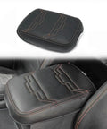 Nissan Frontier Center Console Armrest Cover That Fits 2022 2023 2024 2025 2026 With Vegan Leather Cushion Pad Thick Regular Orange Trim