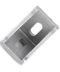 10 Pack Aluminum Alloy L Shape Corner Brackets Right Angle Brace Fasteners For Furniture, Heavy Duty Durable Shelf Supports, close-up