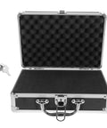 Portable Aluminum Tool Storage Case With Handle For DIY Projects And Home Use Grab And Go Ready large open toolbox with keys