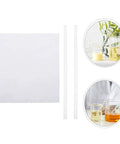 Two Pack Glass Sticks For Electrostatics Experiments Teaching Kit displayed beside science project sketches