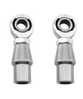 Heavy-Duty 5/8-18 Heim Joint Rod End Kit With Jam Nuts Lock Nut System Dual Thread RH LH For Panhard Bar Steering Suspension Traction Bars Off Road Trucks 0.625 Inch Wall, pair of rod ends