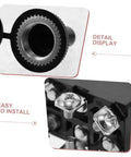 Four Pack Toggle Rocker Switches With Pin Position For Electrical Control Buttons, threaded metal detail and screw terminals