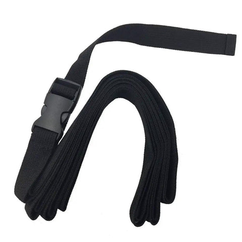 Two Pack 13 Foot Nylon Straps With Quick Release Buckle 1 Inch Wide Adjustable Heavy Duty Lashing Straps coiled view
