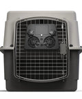 Vortex Kennel And Crate Fan With Dual Speed Operation 120V Or Rechargeable Battery Quiet Ventilation For Pets on a crate