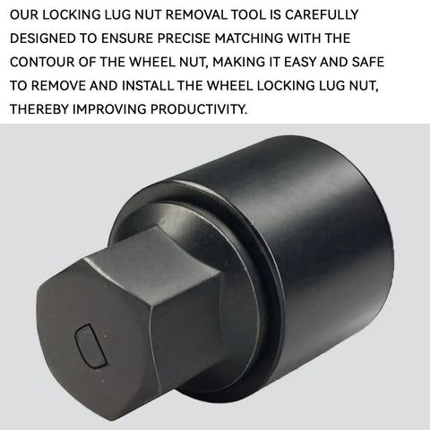 D Wheel Lock Key Lug Nut Tool For Removal And Installation Pro Grade Heavy Duty Anti Theft Wheel Lock Socket Adaptor Tire Locking Lug Nut Remover For Toyota Lexus Tacoma Models, close-up view