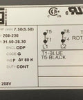 Label on Heavy Duty 7.5HP 3450 RPM 1 Phase Compressor Electric Motor 213T Frame Rock Solid Built to Last for Air Compressors