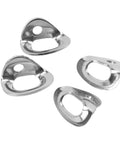 Beefed Up Heavy Duty Climbing Hangers Set Of 4 Stainless Steel Anchors With Expansion Design for secure rock and concrete use