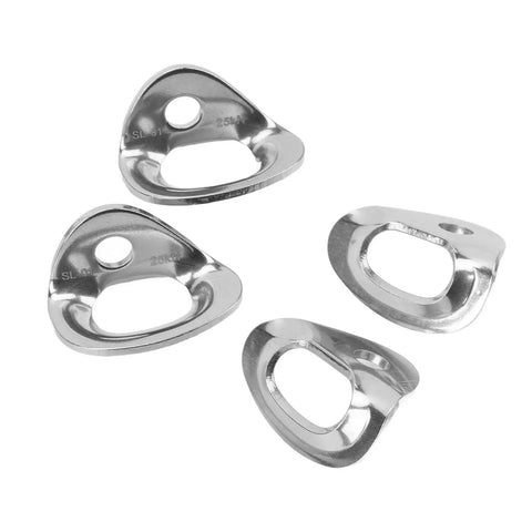 Beefed Up Heavy Duty Climbing Hangers Set Of 4 Stainless Steel Anchors With Expansion Design for secure rock and concrete use