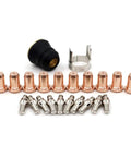 Plasma Cutting Torch Kit With IPT 60 PT 60 And PT 40 Consumables, 0.039 Inch Tips, 1.0mm Electrodes, Shield Cap, Stand Off, 22 Pc Pack