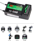 FS-iA6B receiver for FPV RC Transmitter Beefed Up With Touch Screen And 2.4Ghz Link For Quadcopter Racing Mode 2 Low Power