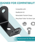 Heavy Duty Strap Mounting Bracket Kit 1 Pair For G2 Retractable Transom Straps with hardware, replaces F14254