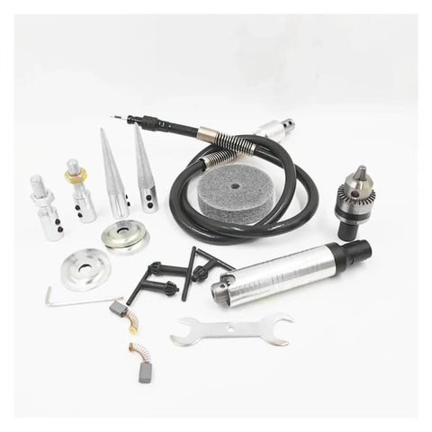 800W High Powered Bench Grinder with 0.3-4mm Flexible Shaft Handle Perfect For Woodworking And Jade Carving Polishing Compact Electric Motor accessories and components