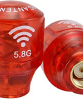 Stubby FPV Antenna For 5.8G RHCP 2.3 Dbi Gain With RP SMA Connector Compact Red Dual Pack Perfect For RC Drones FPV Fat Shark Goggles