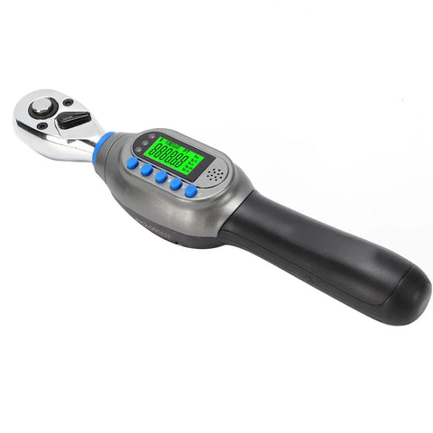 Bewinner 3/8-Inch Digital Torque Wrench With Precision ±2% Accuracy smart overload protection, LCD screen, ergonomic handle.