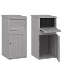 Secure Outdoor Parcel Drop Box With Lock For No Contact Front Porch Deliveries Weather Resistant 33 Gallon Package