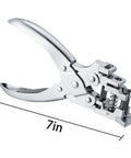 All In One Badge Slot Punch For ID Cards And PVC, Handheld Card Puncher With 1/8 Inch By 33/64 Inch Slot, 7-inch tool