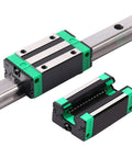 Square Linear Rail Kit HGH15 1500mm With 2 CA Bearing Blocks for CNC Machines. High Carbon Steel Slider Block and Rail Set.