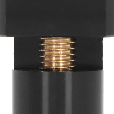 Close-up of thumb screw detail on 19mm Aluminum Alloy Workbench Stop With Thumb Screw Non Slip Clamping Block for woodwork.