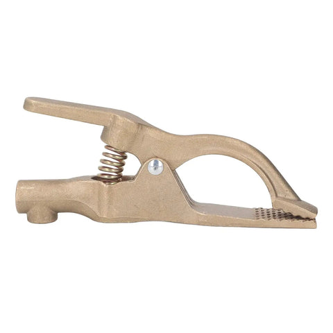Heavy Duty 35mm Brass Welding Ground Clamp With Super High 500 Amp Conductivity And Oxidation Resistant Body side view