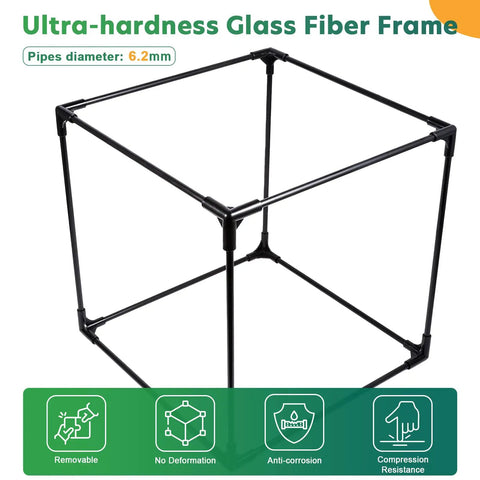 Ultra-hardness glass fiber frame for Heavy Duty Pond Pump Filter Bag For Outdoor Koi Ponds
