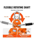 Heavy Hitter Permanent Magnetic Lifter With 880 Pound Pull Capacity Ironclad Grip Compact Rig With U Shackle Hook For Moving Scrap Steel And Iron Plates Runs Like Clockwork, showing flexible rotating shaft.