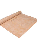 Rock Solid Waterproof Membrane 108 Square Feet With Pre Marked Grid Design And 24 Mil Premium Thick Build For Wet Areas showing rolled out design on a surface.