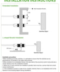 Installation instructions for Photoelectric Proximity Sensor With Laser Detection, IP65 Waterproof, Normally Open NPN NO, 3-Wire.