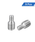 Double End Threaded Studs M5 To M8 Stainless Steel 304 Reducer Adapter Set showing two adapters on a white background