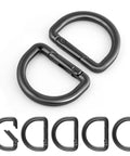 Ten Pack One Inch Spring D Ring Purse Clips Metal Carabiner Keychain Clips For Bag Straps And Key Fobs Dog Tag Clasps Paracord Keyrings Inner Diameter 25.5mm Wire Diameter 4.3mm Great For EDC Gear