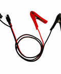 3.2 Foot Battery Clip On Crocodile Clamps With SAE Connector 14 AWG Solar Charger Extension Cable, red and black alligator clips