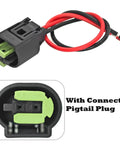 Outside Ambient Air Temperature Sensor With Plug And Play Connector Pigtail For BMW Vehicles, showing plug-in connector detail.