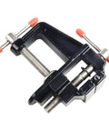 Durable Aluminum Bench Vise With Steel Screw And Handle Handy Lightweight Compact Clamping Tool For Home Workshop Sturdy Cast Aluminum Body
