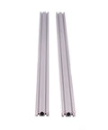 European 2040 Aluminum Extrusion T Slot Profile 800 mm Linear Rail Kit with two silver profile bars for 3D printer construction.
