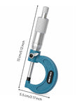 Generic Digital Gauge Precision Caliper Tool Electronic Screen Measurement Device showing blue body, 0-25MM size.