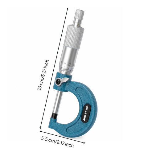Generic Digital Gauge Precision Caliper Tool Electronic Screen Measurement Device showing blue body, 0-25MM size.
