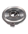 Solid As A Rock Heavy Duty Drill Press Quill Return Coil Spring Assembly Double Hook Ends coiled design, 1540mm length in spring steel.