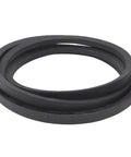 Heavy Duty Replacement V Belt For Mower Deck 5/8 By 139 Inches, three black rubber drive belts stacked on a white background.