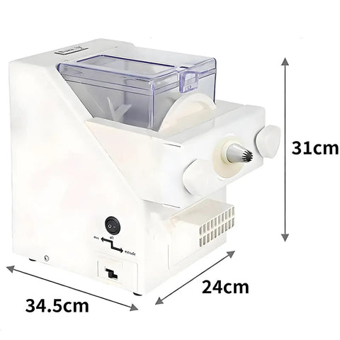 Automatic Cookie Press And Biscuit Maker, 180W Electric DIY Baking Tool with dimensions 34.5cm x 24cm x 31cm